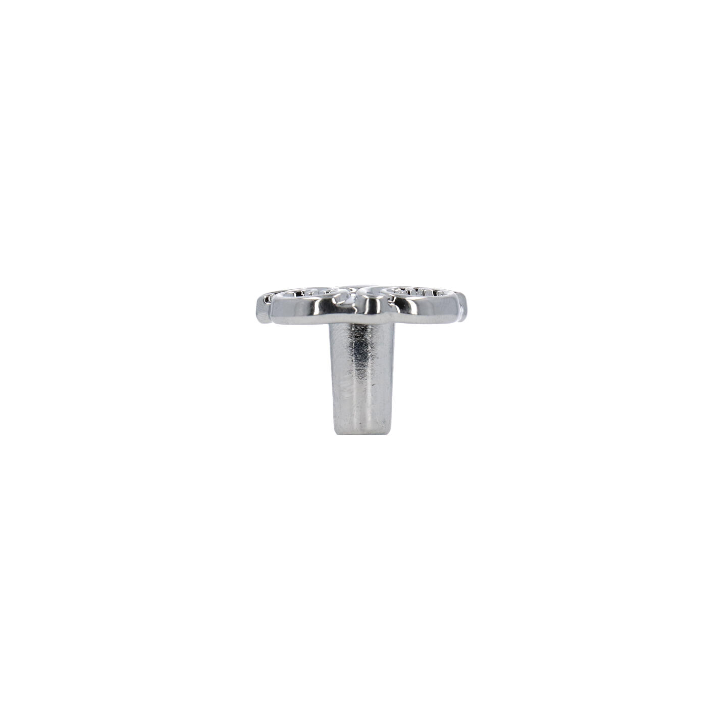 Bouton pour meubles en zamac Diamètre 34mm chrome poli - Gris / argent, Zamak - Image 2