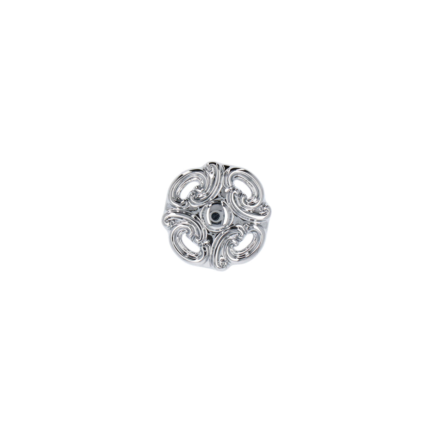 Bouton pour meubles en zamac Diamètre 34mm chrome poli - Gris / argent, Zamak - Image 3