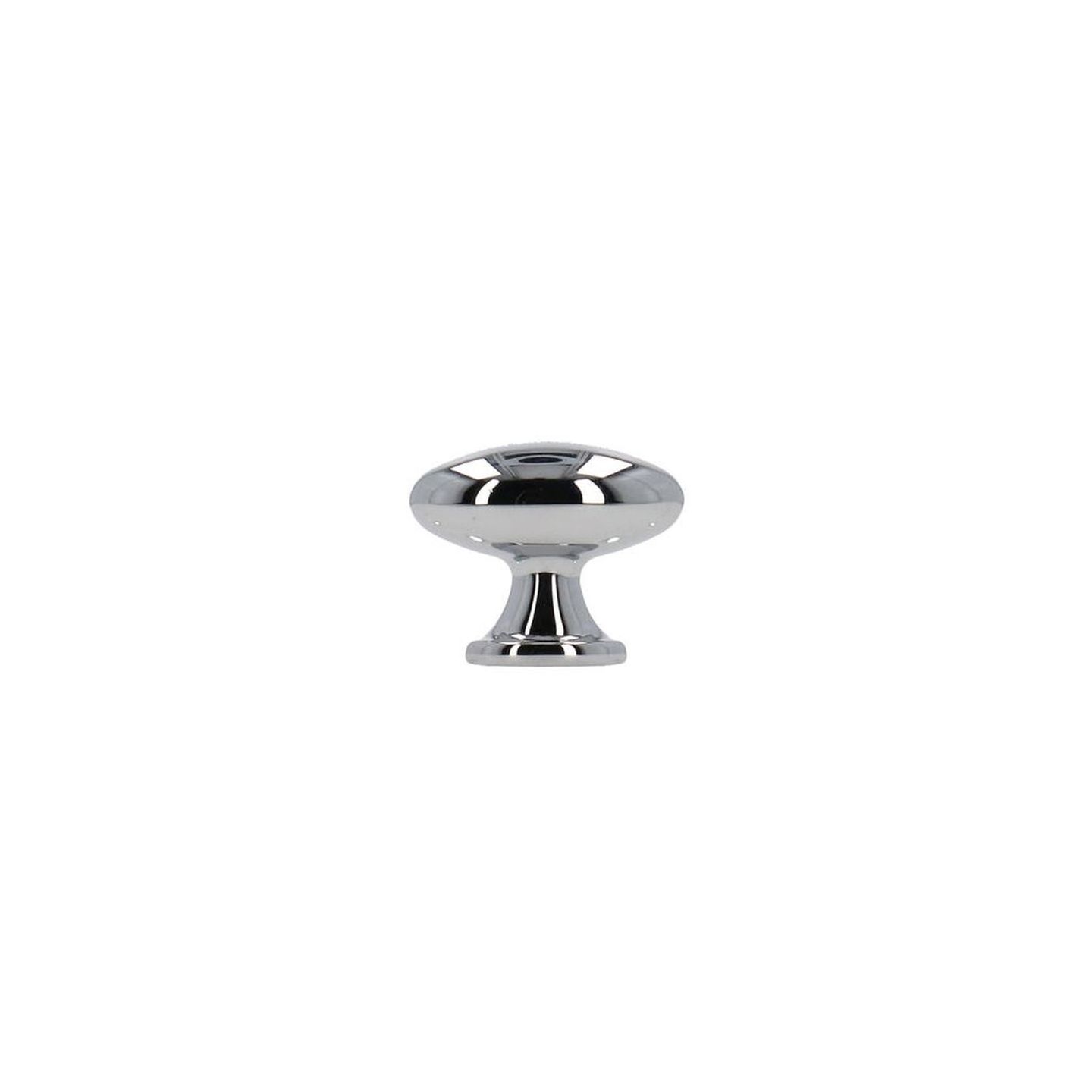 Bouton pour meubles en zamac Diamètre 37mm chrome poli - Gris / argent, Zamak - imagine 2