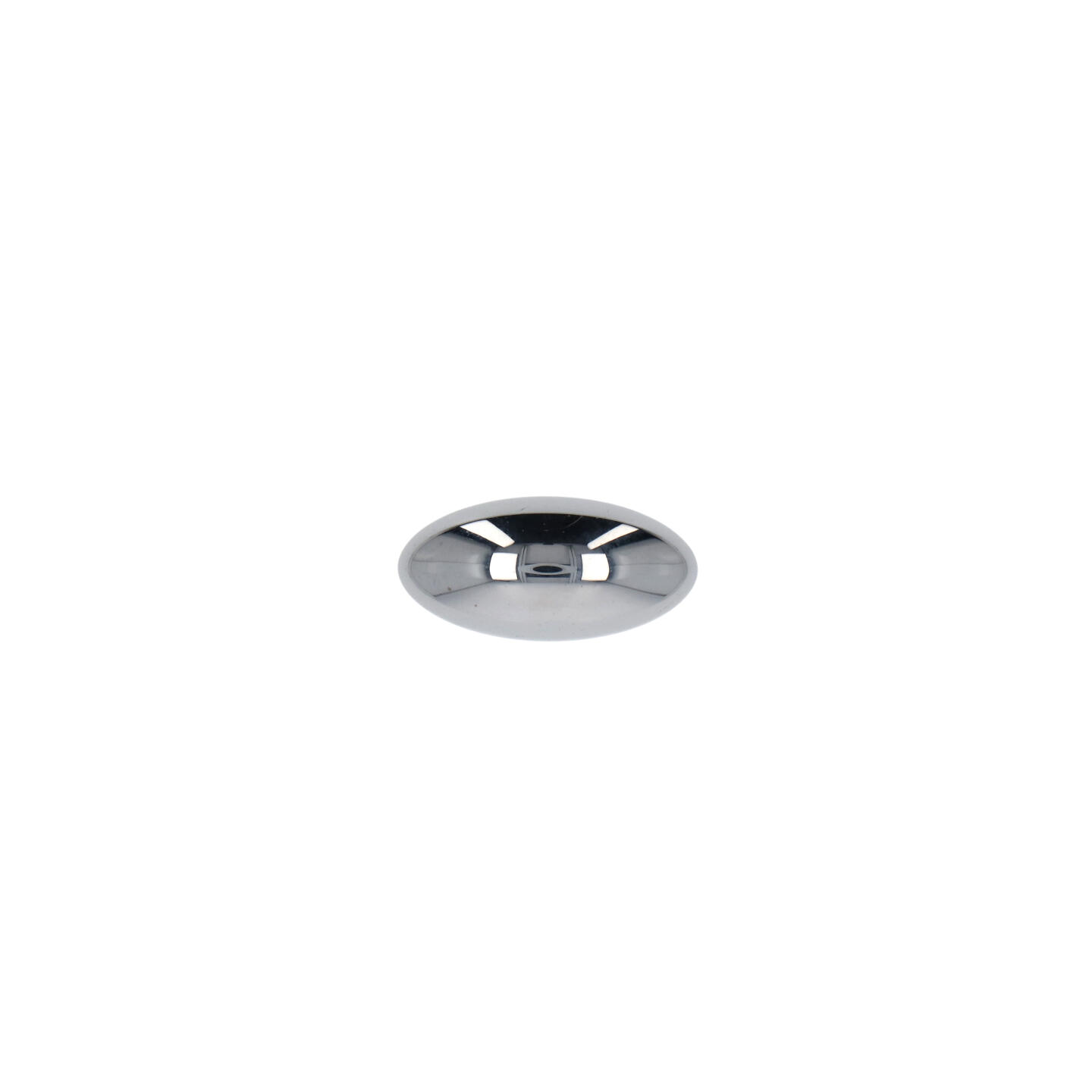 Bouton pour meubles en zamac Diamètre 37mm chrome poli - Gris / argent, Zamak - imagine 3