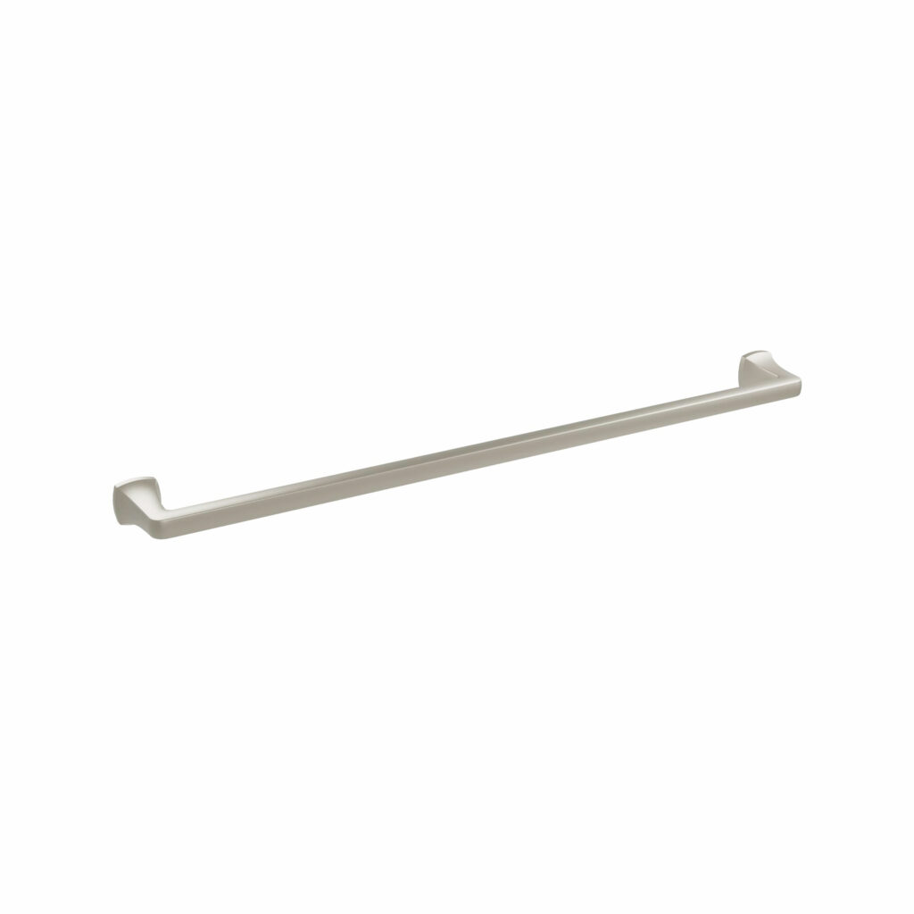 Poignée pour meubles en zamac Entraxe 416mm finition nickel galvanisé - Gris / argent, Zamak