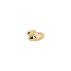 Bouton pour meubles en zamac Diamètre 37mm plaqué or – Jaune / doré, Zamak