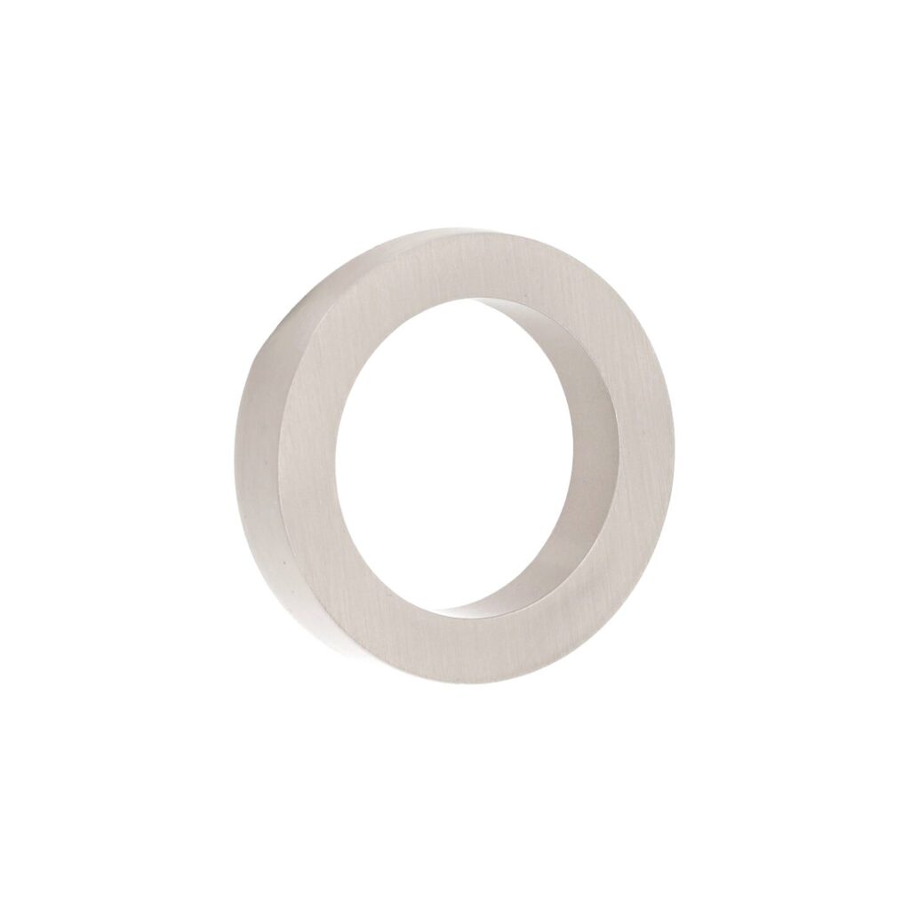 Poignée pour meubles en zamac Entraxe 32mm Nichel satiné - Gris / argent, Zamak