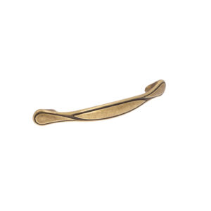 Poignée pour meubles en zamac Entraxe 96mm Florence antique Lot de 6 – Marron, Zamak