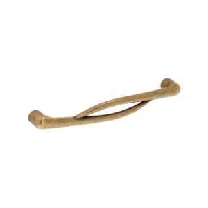 Poignée pour meubles en zamac Entraxe 128mm Florence antique Lot de 6 – Marron, Zamak