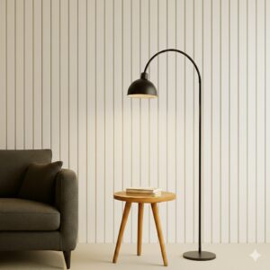 Panneau mural 3D en MDF massif Blanc antique satiné de 2760 mm X 750 mm – Design ondulé MIDDLE WAVY – Revêtement décoratif intérieur