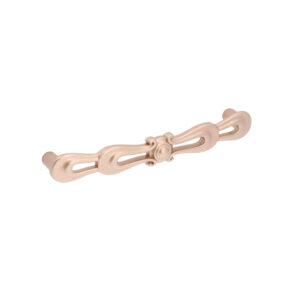 Poignée pour meubles en zamac Entraxe 128mm Or mat rose – Zamak