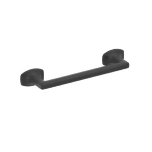 Poignée pour meubles en zamac Entraxe 96mm Vernis noir mat – Zamak