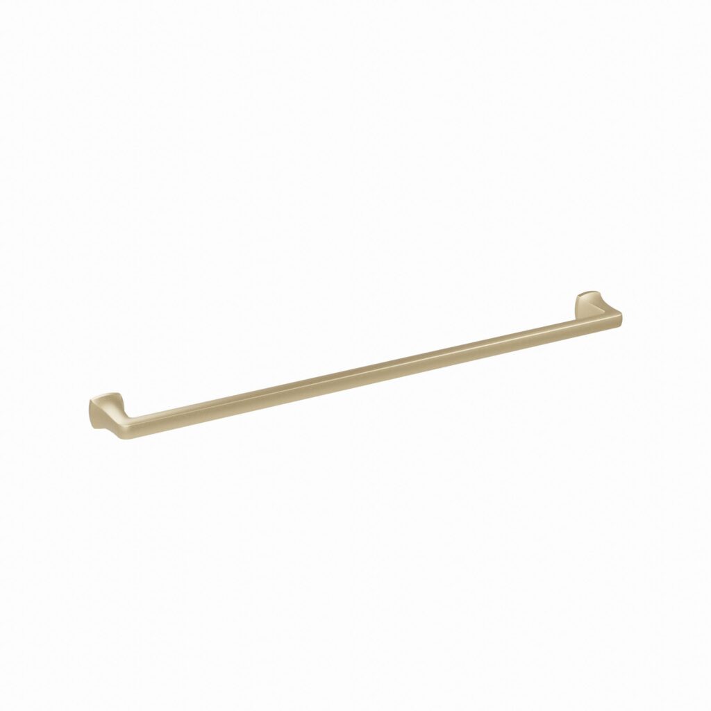 Poignée pour meubles en zamac Entraxe 320mm finition Laiton Galver - Jaune / doré, Zamak
