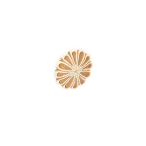 Bouton pour meubles en zamac Diamètre 35mm x 23 Patine royale en or ivoire – Jaune / doré, Zamak