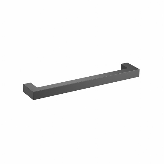 Poignée pour meubles en Acier inox Entraxe 160mm Vernis noir mat Lot de 25 - Acier inoxydable