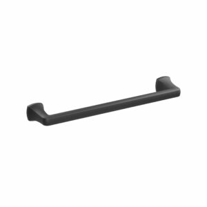 Poignée pour meubles en zamac Entraxe 160mm finition Vernis noir mat – Zamak