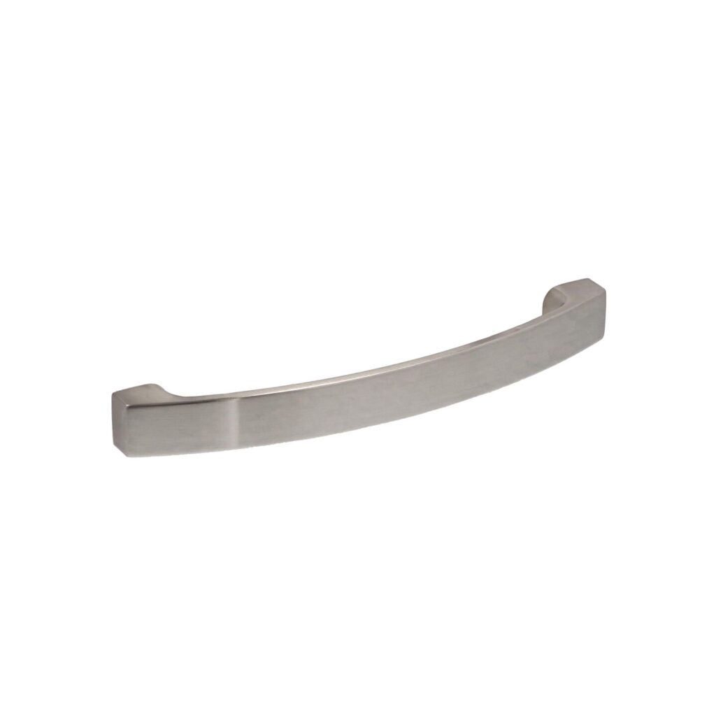 Poignée pour meubles en zamac Entraxe 160mm Nichel satiné - Gris / argent, Zamak