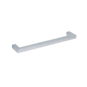 Poignée pour meubles en inox Entraxe 160mm finition chrome poli – Gris / argent, Acier inoxydable