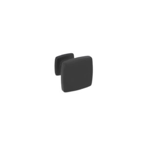 Bouton pour meubles en zamac Diamètre 28mm x 24 Vernis noir mat – Zamak