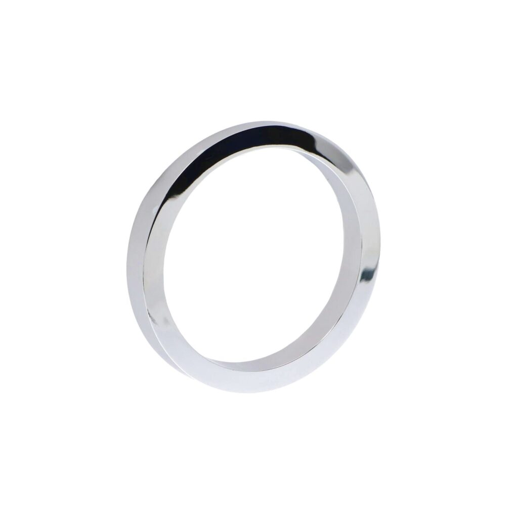 Poignée pour meubles en zamac Entraxe 64mm chrome poli Lot de 6 - Gris / argent, Zamak