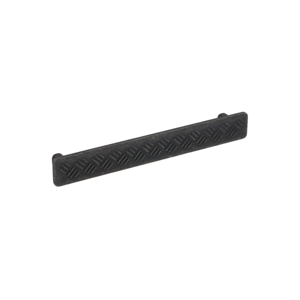 Poignée pour meubles en zamac Entraxe 160mm Fer noir vintage Lot de 25 - Zamak