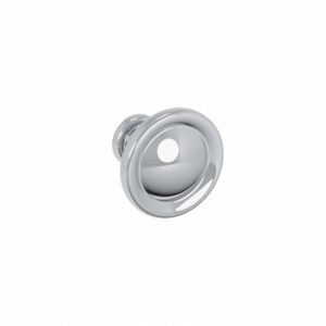 Bouton pour meuble en zamac Diamètre 31mm finition Chrome poli – Gris / argent, Zamak