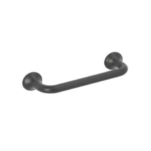 Poignée pour meubles en zamac Entraxe 96mm Vernis noir mat – Zamak