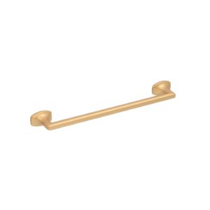 Poignée pour meubles en zamac Entraxe 160mm Alucover laiton Lot de 25 – Jaune / doré, Zamak