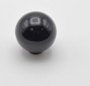 Bouton de meuble en résine polidur Haute resistance D 34 mm Noir - Résine thermoplastique