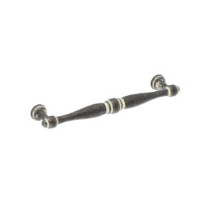 Poignée pour meubles en zamac Entraxe 128mm Ivoire rustique - Beige, Zamak
