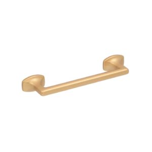 Poignée pour meubles en zamac Entraxe 96mm Alucover laiton Lot de 6 – Jaune / doré, Zamak