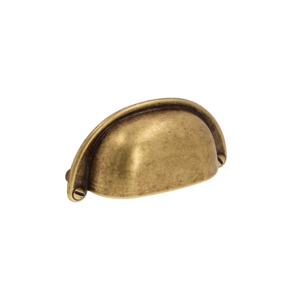 Poignée pour meubles en zamac Entraxe 64mm Florence antique Lot de 6 - Marron, Zamak