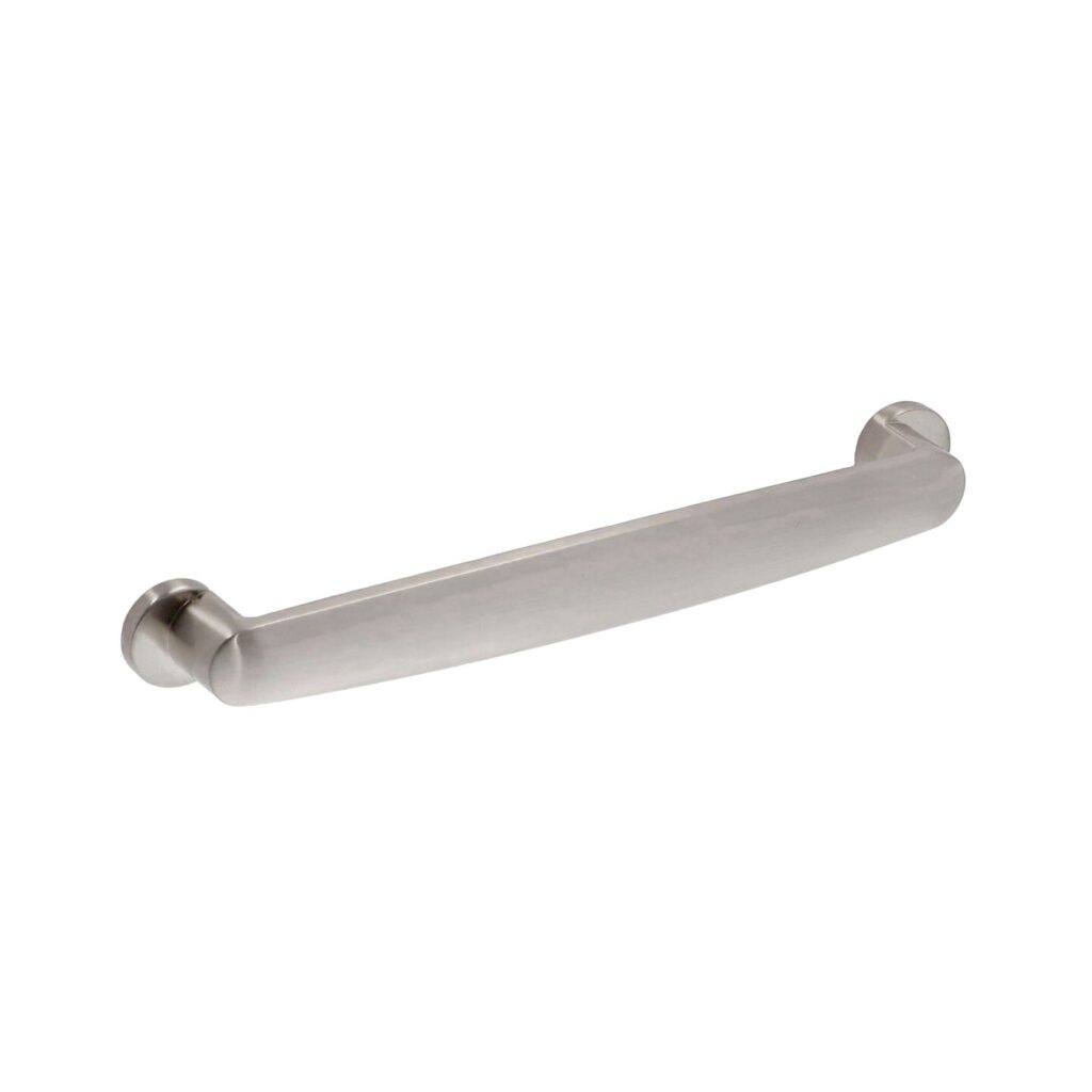 Poignée pour meubles en zamac Entraxe 160mm Nichel satiné Lot de 25 - Gris / argent, Zamak