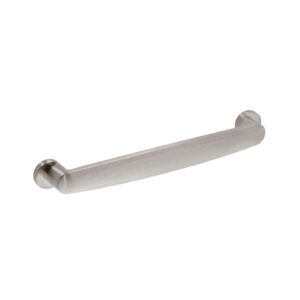 Poignée pour meubles en zamac Entraxe 160mm Nichel satiné - Gris / argent, Zamak