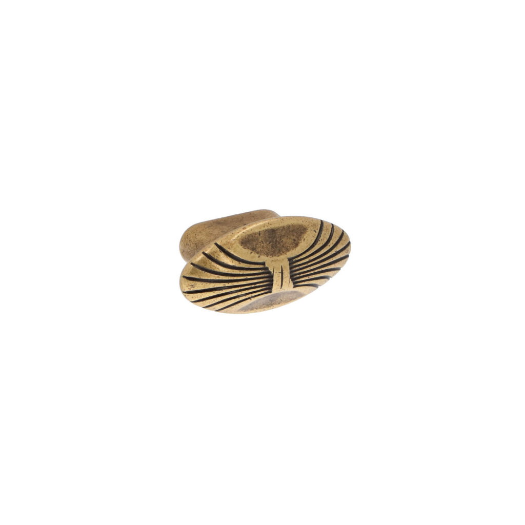 Bouton pour meubles en zamac Diamètre 44mm x 25 Florence antique - Marron, Zamak