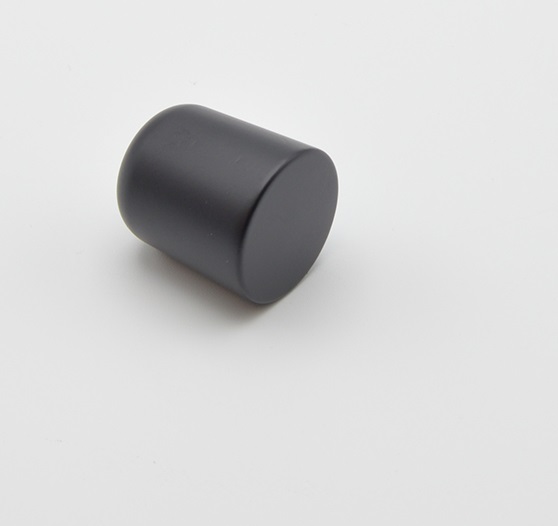 Bouton de meuble en zamac noir mat Ø 25 mm -idéal cuisine et salle de bain - Zamak - imagine 3