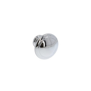 Bouton pour meubles en zamac Diamètre 35mm chrome poli - Gris / argent, Zamak