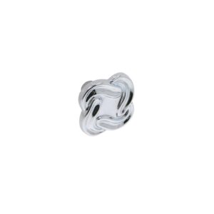 Bouton pour meubles en zamac Diamètre 36mm chrome poli – Gris / argent, Zamak