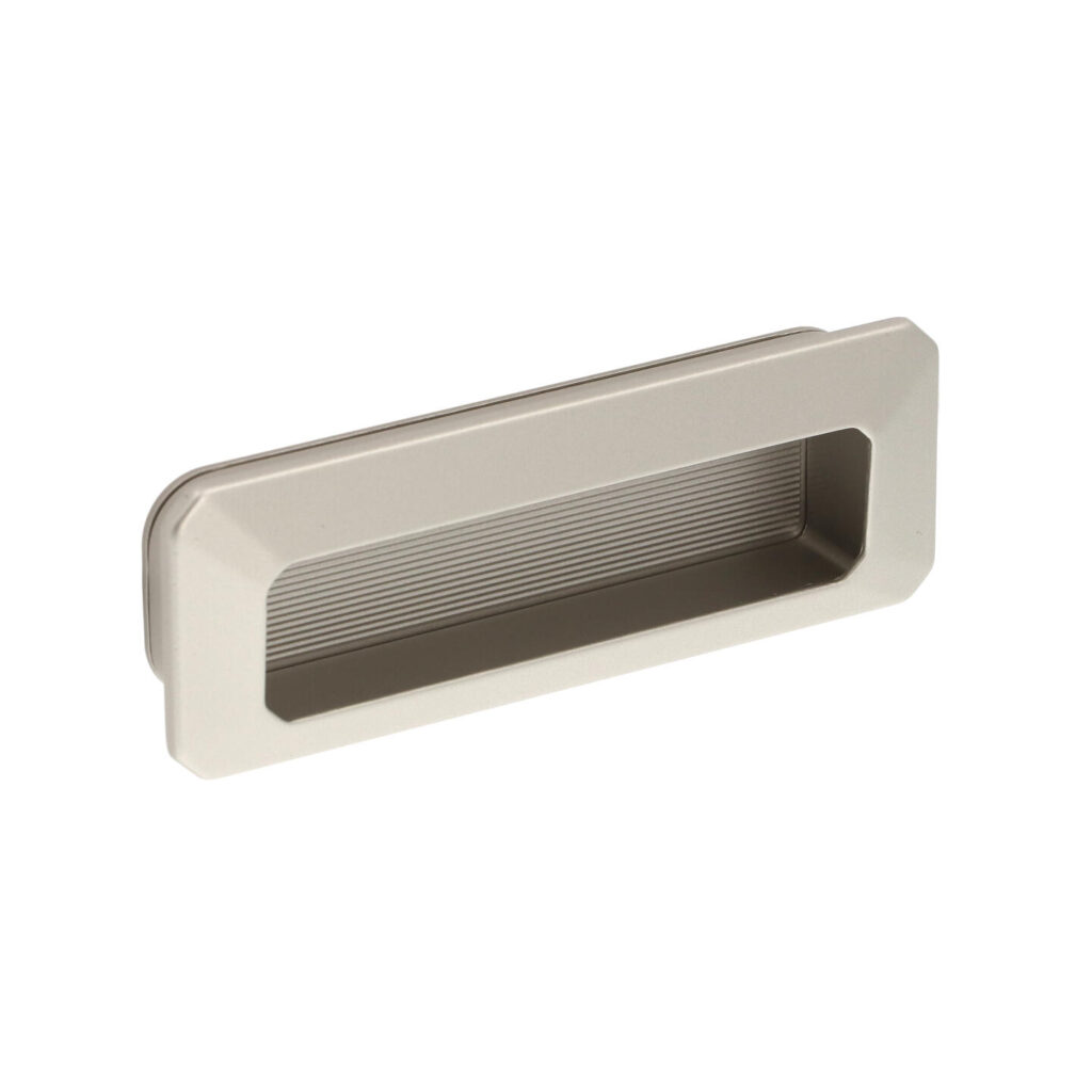 Poignée encastrées en zamac Entraxe 96mm Alucover platine - Anthracite, Zamak