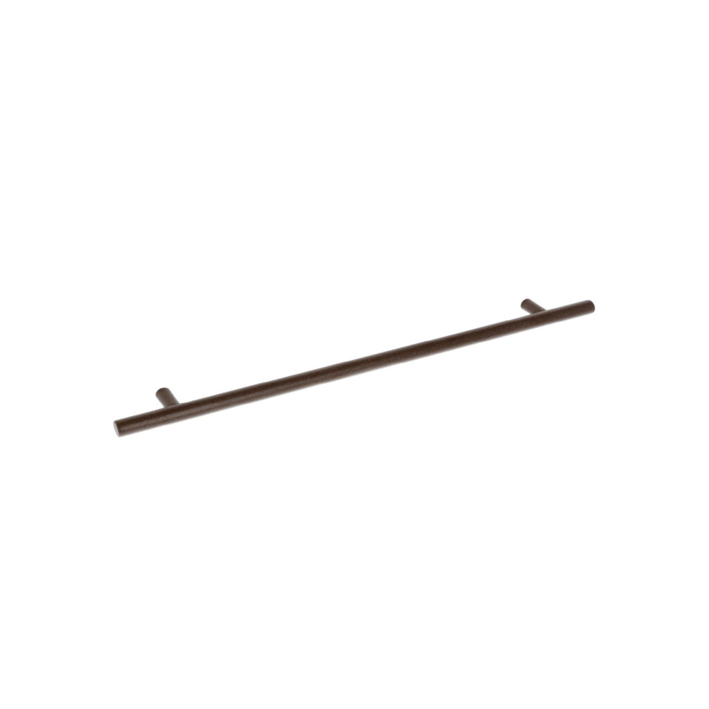 Poignée pour meubles en Acier inox Entraxe 288mm finition Fer rouillé grunge - Marron, Acier inoxydable