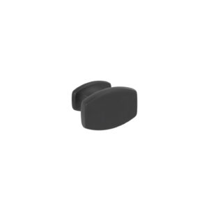 Bouton pour meubles en zamac Diamètre 35mm x 24 Vernis noir mat - Zamak