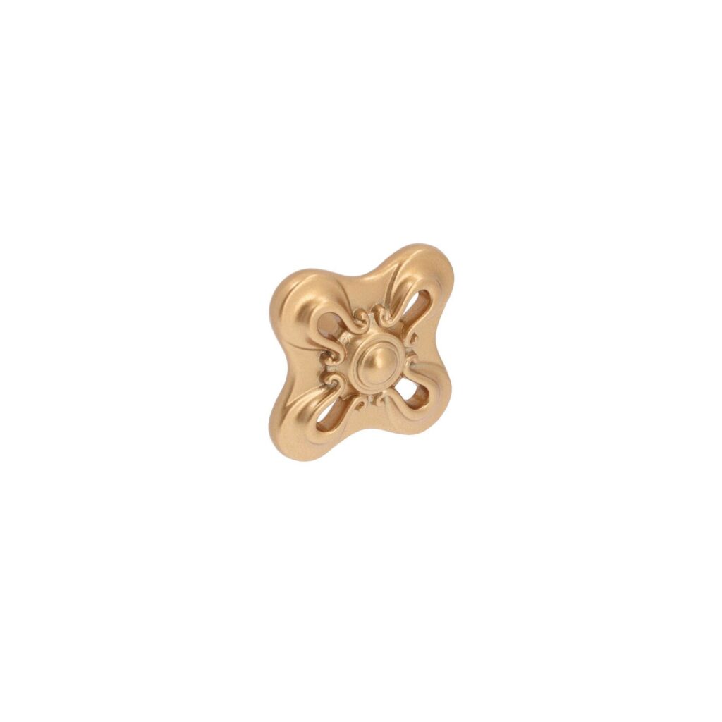 Bouton pour meubles en zamac Diamètre 34mm x 25 Or Milan - Jaune / doré, Zamak