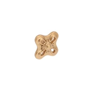 Bouton pour meubles en zamac Diamètre 34mm x 25 Or Milan – Jaune / doré, Zamak