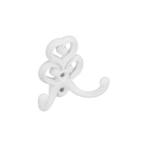 Portemanteau en zamac Diamètre 73mm x 62 Vernis blanc mat – Zamak