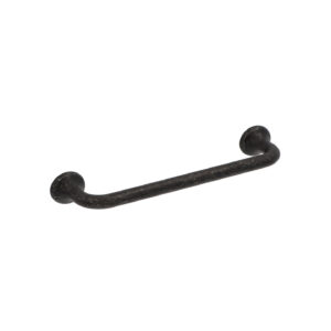 Poignée pour meubles en zamac Entraxe 128mm Fer noir vintage Lot de 25 – Zamak