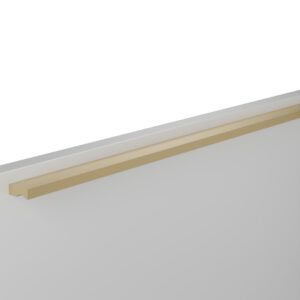 Poignée pour meubles en zamac Entraxe 320mm finition Laiton Galver – Jaune / doré, Zamak