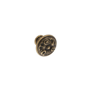 Bouton pour meubles en zamac Diamètre 30mm Florence antique – Marron, Zamak