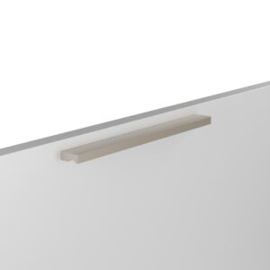 Poignée pour meubles en zamac Entraxe 160mm finition nickel galvanisé – Gris / argent, Zamak