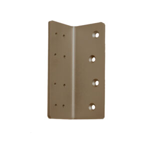 Cale support en acier pour crochet standard, pour porte coulissante, finition Bronze - Orange / cuivré, Acier inoxydable