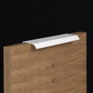 Poignée de meuble profil en aluminium Entraxe 97x1155x40mm Blanc Mat Lot de 25