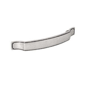 Poignée pour meubles en zamac Entraxe 128mm Vieil argent brillant Lot de 6 – Gris / argent, Zamak