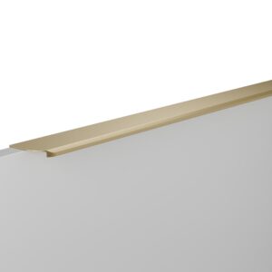 Poignée pour meubles en zamac Entraxe 160mm finition Laiton Galver – Jaune / doré, Zamak