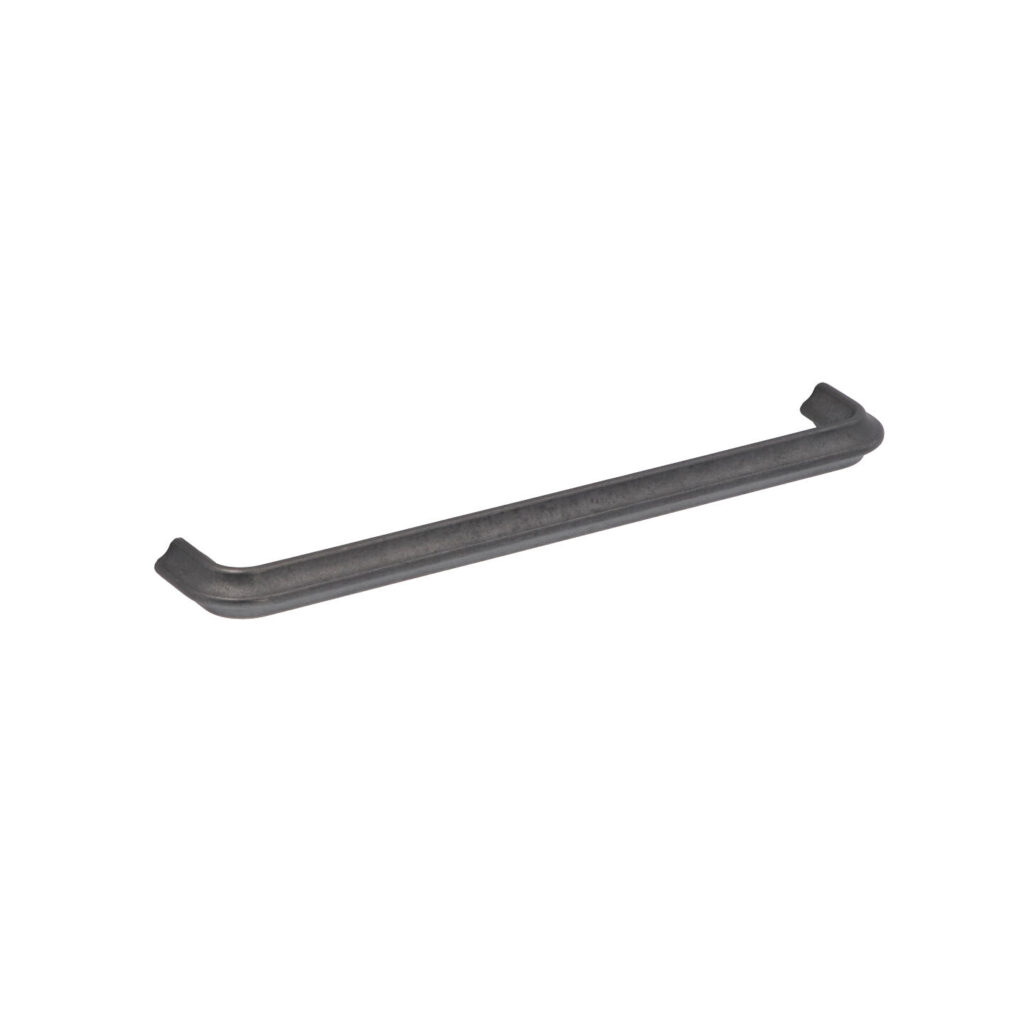 Poignée pour meubles en zamac Entraxe 192mm Étain millésimé Lot de 6 - Gris / argent, Zamak