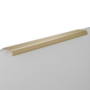 Poignée pour meubles en zamac Entraxe 160mm finition Laiton Galver – Jaune / doré, Zamak